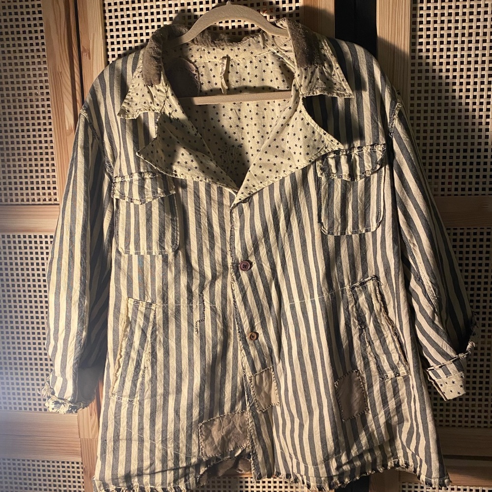 COPY - Magnolia pearl striped work overshirt